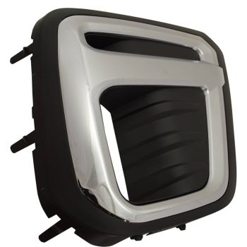 SUBARU FORESTER  FOG LAMP COVER RIGHT (Passenger Side) BLACK W/CHROME MLDG (W/LED FOG) OEM# 57731SJ120 2019-2021 PL# SU1039120