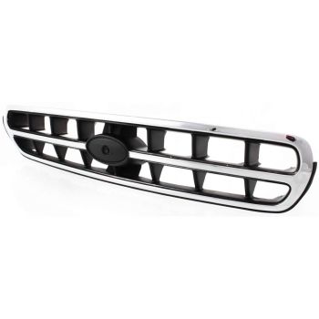 SUBARU LEGACY/OUTBACK GRILLE CHROME/BLACK (OUTBACK) OEM# 91121AE470 2000-2002 PL# SU1200122