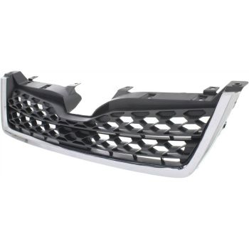 SUBARU FORESTER GRILLE LOWER SECTION CHR/BLK 2.5L OEM#91121SG040 2014-2016 PL# SU1200154