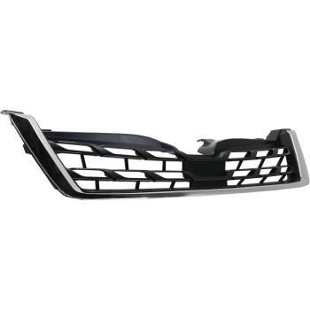 SUBARU FORESTER GRILLE BLACK W/CHR MOLDING (LOWER SECTION)**CAPA** OEM#91121SG280 2017-2018 PL# SU1200169C