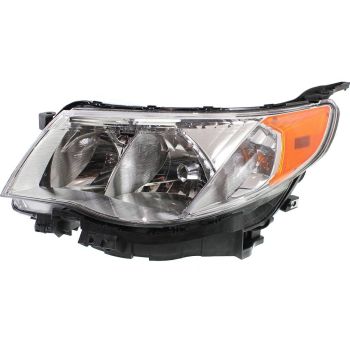 SUBARU FORESTER HEAD LAMP ASSEMBLY LEFT (Driver Side) (HALOGEN) **CAPA** OEM#84001SC071 2009-2013 PL# SU2502132C