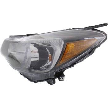 SUBARU IMPREZA 2.0 HEAD LAMP ASSEMBLY LEFT (Driver Side) (HALOGEN) BLACK **CAPA** OEM#84001FJ330 2015-2016 PL# SU2502155C