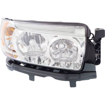 SUBARU FORESTER HEAD LAMP ASSEMBLY RIGHT (Passenger Side) (HALOGEN)(EXC SPORT PKG)**CAPA** OEM#84001SA461 2006-2008 PL# SU2503119C
