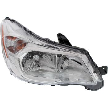 SUBARU FORESTER HEAD LAMP ASSEMBLY RIGHT (Passenger Side) 2.5L (HALOGEN)(CHR BEZEL) OEM#84001SG081 2014-2016 PL# SU2503145