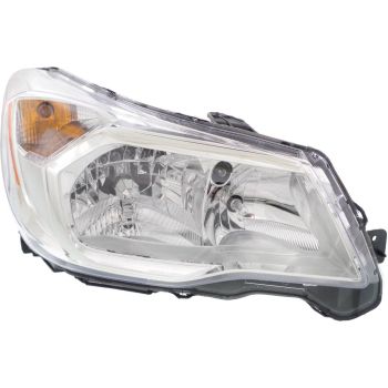 SUBARU FORESTER HEAD LAMP ASSEMBLY RIGHT (Passenger Side) 2.5L (HALOGEN)(CHR BEZEL) **CAPA** OEM#84001SG081 2014-2016 PL# SU2503145C