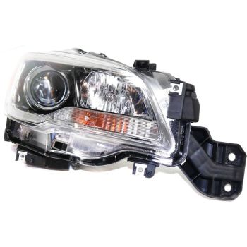 SUBARU LEGACY HEAD LAMP ASSEMBLY RIGHT (Passenger Side) (HALOGEN) (BLACK BEZEL)**CAPA** OEM#84001AL02A 2015-2017 PL# SU2503149C