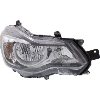SUBARU IMPREZA 2.0  HEAD LAMP ASSY RIGHT (Passenger Side) (HALOGEN) BLACK OEM# 84001FJ320 2015-2016 PL# SU2503155