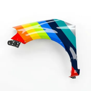 2007-2013 Suzuki SX4 Fender Left Driver Side Hatchback With Flare Holes CAPA OEM# 5770080810 PL# SZ1240122C