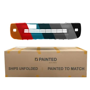 TOYOTA TACOMA FRONT BUMPER COVER TEXTURED BLACK (W/FLARE)(WO/LWR Spoiler)(also use for PTM)**CAPA** OEM#5211904040 2005-2011 PL# TO1000302C