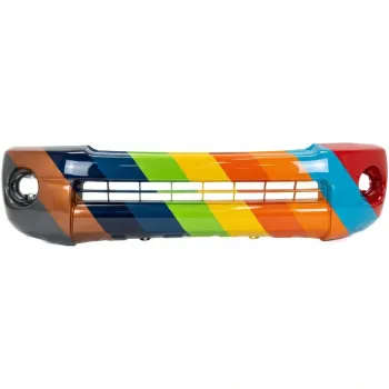 2005-2011 TOYOTA TACOMA Front Bumper Textured Black without Flare and Lower Spoiler CAPA OEM# 5211904010 PL# TO1000304C