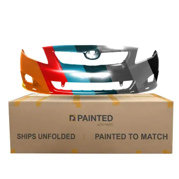 TOYOTA COROLLA/SEDAN FRONT BUMPER COVER PRIMED (W/SPOILER)(S/XRS) OEM#5211902989 2009-2010 PL# TO1000342