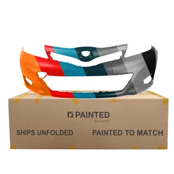 TOYOTA YARIS HATCHBACK(5DOORS) FRONT BUMPER COVER PRIMED (CE/L/LE)(JAPAN) OEM#5211952965 2012-2014 PL# TO1000381