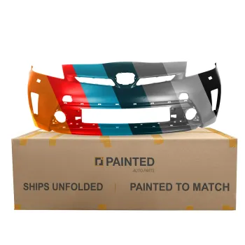 TOYOTA PRIUS PLUG-IN (1.8L) FRONT BUMPER COVER PRIMED (W/WASHER)**CAPA** OEM#5211947935 2012-2015 PL# TO1000393C