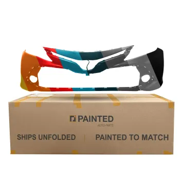 TOYOTA CAMRY HYBRID FRONT BUMPER COVER PRIMED (L/LE/XLE)(WO/SENSOR) OEM#521190X936 2018-2020 PL# TO1000438