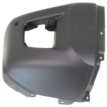 TOYOTA TUNDRA FRONT BUMPER END RIGHT (Passenger Side) BLACK (W/ SENSOR) **CAPA** OEM#521120C908 2014-2021 PL# TO1005183C