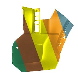 TOYOTA TUNDRA FRONT BUMPER SIDE COVER LEFT (Driver Side) PRIMED (W/SENSOR)(W/WHEEL OPENING MLDG) **CAPA** OEM#521130C912 2022-2024 PL# TO1016107C