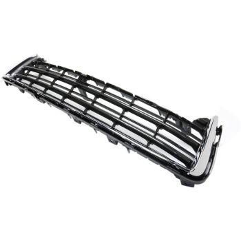 TOYOTA HIGHLANDER HYBRID GRILLE LOWER BLACK W/CHR FRAME MOLDING OEM#531020E040 2014-2016 PL# TO1036152