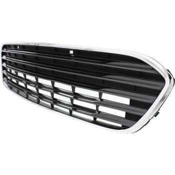 TOYOTA AVALON  FRONT BUMPER GRILLE CHROME/GRAY (W/ SENSOR) OEM#5310207021 2013-2015 PL# TO1036153