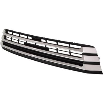 TOYOTA HIGHLANDER FRONT BUMPER GRILLE BLACK W/SILVER MLDG OEM#531020E070 2017-2019 PL# TO1036173