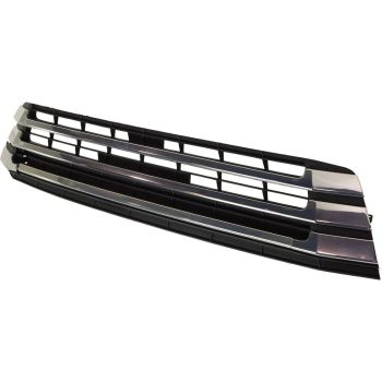 TOYOTA HIGHLANDER FRONT BUMPER GRILLE BLACK W/CHROME MLDG (WO/AROUND VIEW MONITOR) **CAPA** OEM#531020E080 2017-2019 PL# TO1036174C
