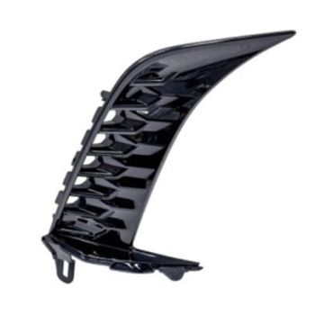 TOYOTA CAMRY (HYBRID) FRONT BUMPER COVER OUTER INSERT RIGHT (Passenger Side) GLOSS-BLACK (XSE) OEM#52712AQ030 2025 PL# TO1039286