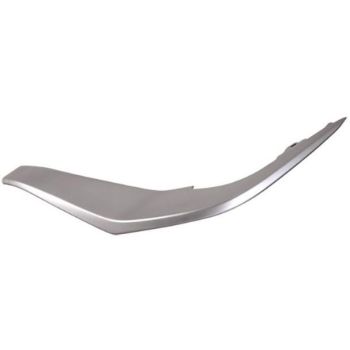 TOYOTA HIGHLANDER FRONT BUMPER GRILLE LOWER MLDG LEFT (Driver Side) (Driver Side) SILVER (XSE) **CAPA** OEM#527130E060 2020-2025 PL# TO1046120C