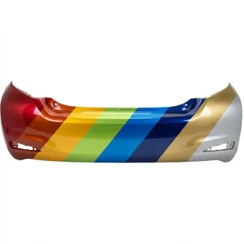 2012-2014 TOYOTA YARIS HATCHBACK REAR BUMPER CAPA OEM# 5215952966 PL# TO1100298C