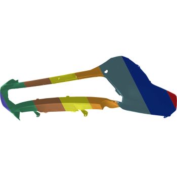 TOYOTA RAV4 HYBRID REAR BUMPER COVER TXT-BLACK (W/SENSOR)(WO/BUILT IN MLDG)(LIMITED)**CAPA** OEM#521590R200 2019-2024 PL# TO1100349C