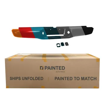 TOYOTA TACOMA STEP BUMPER ASSEMBLY BLACK (W/PAD)(W/BKT)(STD BED) OEM#002283598201 1995-2000 PL# TO1102214