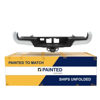 2016-2023 TOYOTA TACOMA Rear Step Bumper Assembly Chrome w/o Sensor w/ Tow Hitch CAPA OEM# 5215904030-PFM PL# TO1103129C