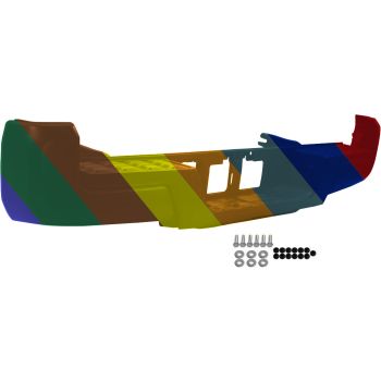 TOYOTA TACOMA REAR STEP BUMPER ASSY BLACK (W/SENSOR)(WO/TOW HITCH) **CAPA** OEM#5215904030-PFM 2016-2023 PL# TO1103133C