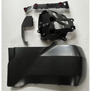 TOYOTA TUNDRA REAR BUMPER END COVER ASSY LEFT (Driver Side) PRIMED (WO/SENSOR)(WO/WHEEL OPENING MLDG) OEM#521620C903-PFM 2022-2024 PL# TO1104142