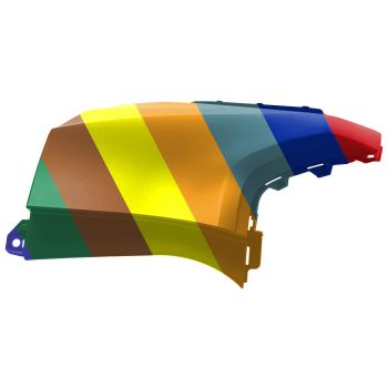 TOYOTA RAV4 REAR BUMPER SIDE COVER RIGHT (Passenger Side) PRIMED (ADVENTRUE/TRD OFF-ROAD) **CAPA** OEM#521610R907 2019-2024 PL# TO1117111C