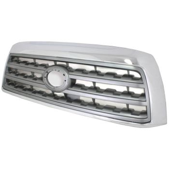 TOYOTA SEQUOIA GRILLE ASSEMBLY CHR/SLV (LTD/PLATINUM) OEM#531000C190 2008-2017 PL# TO1200329