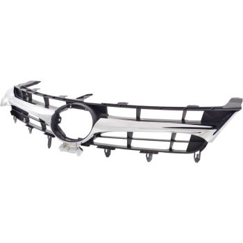TOYOTA CAMRY HYBRID GRILLE ASSEMBLY CHR/BLK (LE/XLE WO/PRE- COLLISION) WO/EMBLEM OEM#5310106411 2015-2017 PL# TO1200377