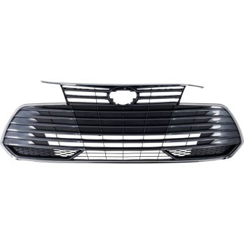 TOYOTA AVALON HYBRID GRILLE ASSY SILVER/GRAY (XLE/LIMITED)(WO/AVM) OEM# 5310207070 2019-2022 PL# TO1200436