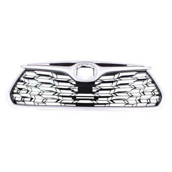 TOYOTA HIGHLANDER GRILLE PTD-BLACK W/SILVER MLDG (L/LE/XLE) **CAPA** OEM#531010E360 2020-2023 PL# TO1200455C