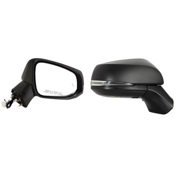 TOYOTA RAV4 HYBRID DOOR MIRROR RIGHT (Passenger Side) PWR/HTD/SIGNAL/PUDDLE (W/BSD)(WO/CAMERA)(PTM-CVR)(JAPAN ) OEM#8791042E51-PFM 2019-2024 PL# TO1321423