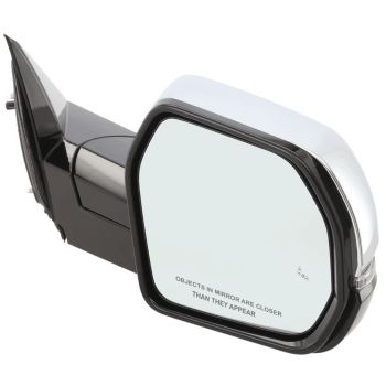 TOYOTA TUNDRA DOOR MIRROR RIGHT (Passenger Side) PWR/HTD/SIGNAL/MEMORY/P-FOLD/BSD (WO/CAMERA)(CHROME CVR) OEM#879100C681-PFM 2022-2024 PL# TO1321438