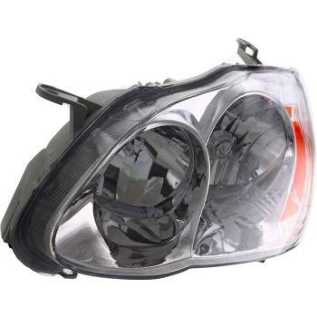 TOYOTA COROLLA/SEDAN HEAD LAMP ASSEMBLY LEFT (Driver Side) (W/CHR BEZEL)(CE/LE MDL) OEM#8115002200 2003-2004 PL# TO2502139