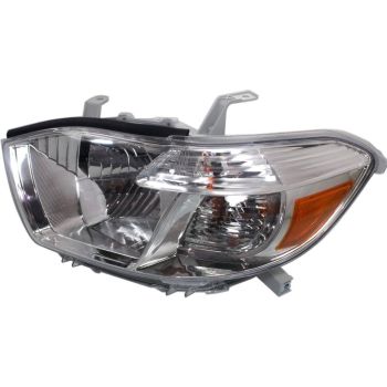 TOYOTA HIGHLANDER HEAD LAMP ASSY LEFT (Driver Side) ( USA)( EXC SPORT MDL) OEM# 811500E110 2010 PL# TO2502201
