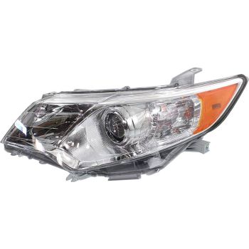 TOYOTA CAMRY HYBRID HEAD LAMP ASSEMBLY LEFT (Driver Side) (HALOGEN)(LE/XLE) OEM#8115006470 2012-2014 PL# TO2502211