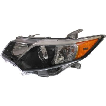 TOYOTA CAMRY HYBRID HEAD LAMP ASSEMBLY LEFT (Driver Side) (HALOGEN)(SE)**CAPA** OEM#8115006800 2014 PL# TO2502212C