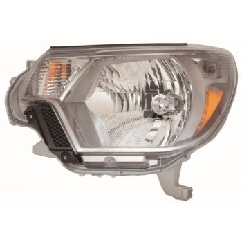 TOYOTA TACOMA  HEAD LAMP ASSY LEFT (Driver Side) (BLACK BEZEL) OEM# 8115004221 2014-2015 PL# TO2502232
