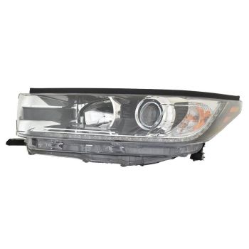 TOYOTA HIGHLANDER  HEAD LAMP ASSY LEFT (Driver Side) (W/LED DRL)(W/SMOKED CHROME) **CAPA** OEM# 811500E362 2019 PL# TO2502290C