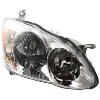 TOYOTA COROLLA/SEDAN HEAD LAMP ASSEMBLY RIGHT (Passenger Side) (W/CHR BEZEL)(CE/LE MDL) OEM#8111002190 2003-2004 PL# TO2503139