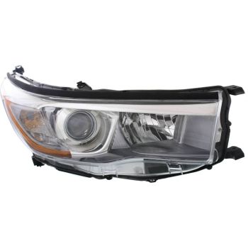 TOYOTA HIGHLANDER HEAD LAMP ASSEMBLY RIGHT (Passenger Side) (W/ SMOKED CHR) OEM#811100E250 2014-2016 PL# TO2503225