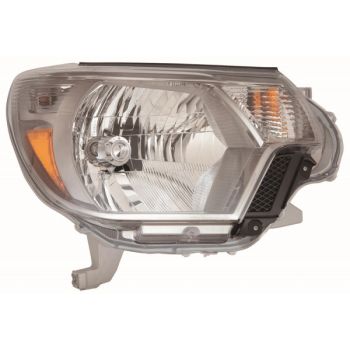 TOYOTA TACOMA HEAD LAMP ASSEMBLY RIGHT (Passenger Side) (BLACK BEZEL)**CAPA** OEM#8111004221 2014-2015 PL# TO2503232C