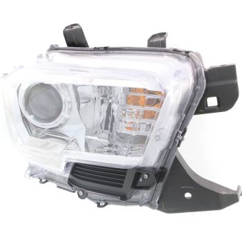 TOYOTA TACOMA HEAD LAMP ASSEMBLY RIGHT (Passenger Side) (WO/LED DRL)(WO/FOG)(CHR BEZEL) OEM# 8111004250 2016-2018 PL# TO2503242