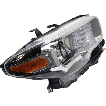 TOYOTA TACOMA HEAD LAMP ASSEMBLY RIGHT (Passenger Side) (WO/LED DRL)(WO/FOG)(CHR/BLK BEZEL) **CAPA** OEM# 8111004260 2016-2017 PL# TO2503243C